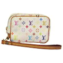 LOUIS VUITTON Trousse Wapity Monogram Multicolore Blanche M58033 Auth 79011 - Louis Vuitton