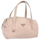 PRADA Borsa a mano in nylon rosa Auth 78331 - Prada