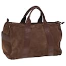 BOTTEGA VENETA Borsa a mano in suede marrone Auth bs15474 - Autre Marque