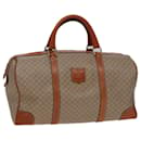 Bolsa Boston em lona Macadam bege Auth 77712 - Céline