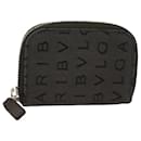 BVLGARI Key Case Canvas Brown Auth bs15458 - Bulgari