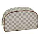 LOUIS VUITTON Trousse Toilette Damier Azur 25 Poche Cosmética N41420 Auth ki4616 - Louis Vuitton