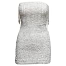 White Retrofete Cassandra Strapless Sequined Mini Dress Size US XS - Autre Marque