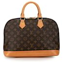 Braune Louis Vuitton Monogram Alma PM Handtasche