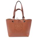 Tan LOEWE Small Anagram Tote Satchel - Loewe