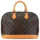 Borsa a mano Alma PM Monogram Louis Vuitton marrone