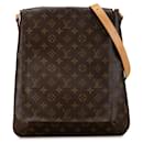 Borsa a tracolla Musette Salsa GM Monogramma Louis Vuitton marrone