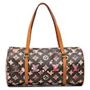 Brown Louis Vuitton Richard Prince Monogram Aquarelle Papillon 30 Handbag