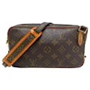 Sac bandoulière croisé Pochette Marly Monogram Louis Vuitton marron