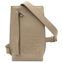 Beige LOEWE Vertical T Pocket Crossbody Bag - Loewe