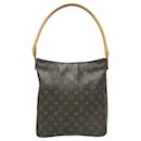 Sac à épaule Looping GM Monogram Louis Vuitton marron