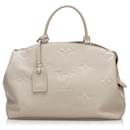 Gray Louis Vuitton Monogram Empreinte Giant Palais Satchel