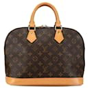 Brown Louis Vuitton Monogram Alma PM Handbag