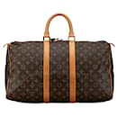 Borsa da viaggio Keepall 45 Monogram Louis Vuitton marrone