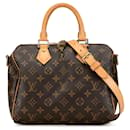 Bolsa Speedy Bandoulière 25 Monograma Louis Vuitton marrom