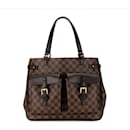 Bolsa Tote Uzes Damier Ebene Louis Vuitton marrom