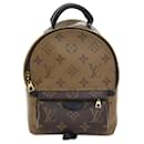 Brown Louis Vuitton Monogram Reverse Mini Palm Springs Backpack