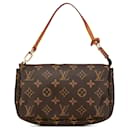 Sac à épaule Pochette Accessoires Monogram Louis Vuitton marron