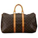 Bolso de viaje Keepall 45 Monograma Louis Vuitton marrón