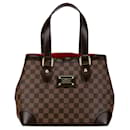 Bolsa Tote Hampstead PM Damier Ebene Louis Vuitton marrom