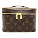 Custodia per trucco mini Nice Monogram Louis Vuitton marrone