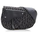 Black Dior Oblique Saddle Messenger Bag