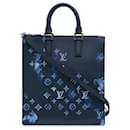 Bolso Sac Plat Zippé en Monograma Azul Louis Vuitton Acuarela