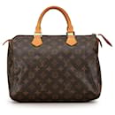 Sac Boston Speedy 30 Monogram Louis Vuitton marron