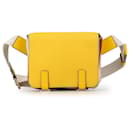 Sac ceinture militaire en cuir jaune LOEWE - Loewe