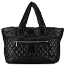 Grand sac tote Coco Cocoon noir de Chanel