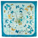 Blue Hermès Farandole Silk Scarf Scarves