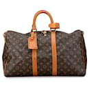 Sac de voyage Keepall 45 Monogram Louis Vuitton marron