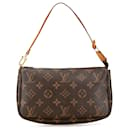 Sac à épaule Pochette Accessoires Monogram Louis Vuitton marron