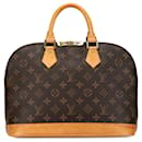 Borsa a mano Alma PM Monogram Louis Vuitton marrone