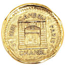 Gold Chanel Gold Plated 31 Rue Cambon Brooch