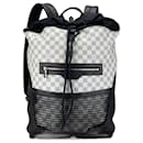 White Louis Vuitton Damier Azur Coastline Matchpoint Backpack