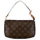 Sac à épaule Pochette Accessoires Monogram Louis Vuitton marron