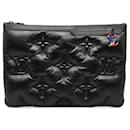 Pochette A4 Puffer Monogram Louis Vuitton noire