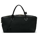 Black Louis Vuitton Cuir Obsession Lockit East-West Handbag