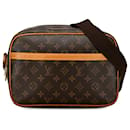 Sac bandoulière Reporter PM Monogram Louis Vuitton marron