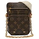 Bandolera utilitaria para teléfono Monogram Louis Vuitton marrón