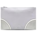 Purple Prada Saffiano Clutch