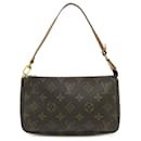 Sac à épaule Pochette Accessoires Monogram Louis Vuitton marron