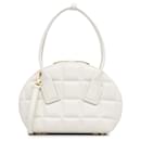 Sac à main Swoop Small Padded blanc de Bottega Veneta