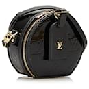 Schwarze Louis Vuitton Vernis Mini Boite Chapeau Souple Umhängetasche