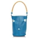 Secchiello Mangeoire PM in Clemence blu Hermès