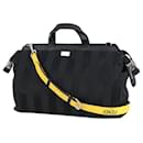 Black Fendi Anrealage Nylon Peekaboo Satchel