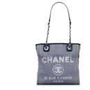 Blue Chanel Small Deauville Tote