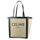 Grande bolsa tote quadrada vertical Celine marrom - Céline