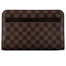 Pochette Clutch Saint Louis Damier Ebene Louis Vuitton Marron